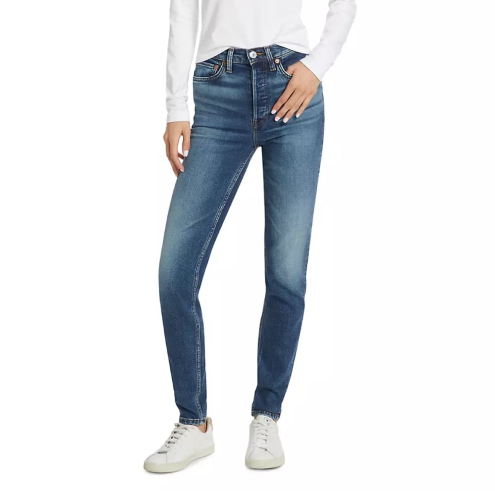 REDONE High Rise Skinny Jeans - 28